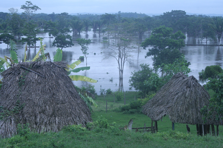 Campos inundados en el entorno de La Blanca (Foto Cristina Vidal).