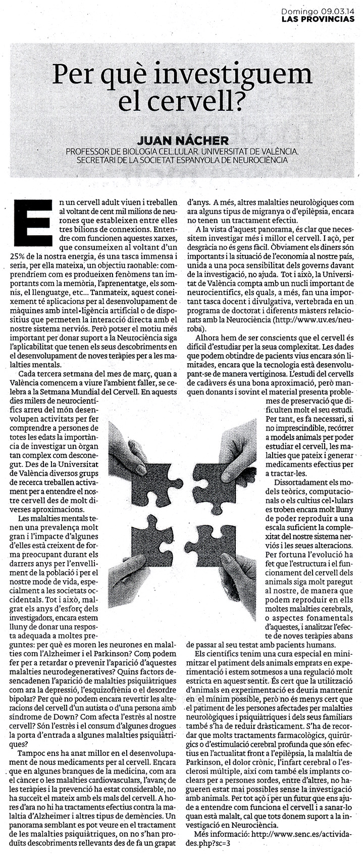 Article opinió Juan Nacher