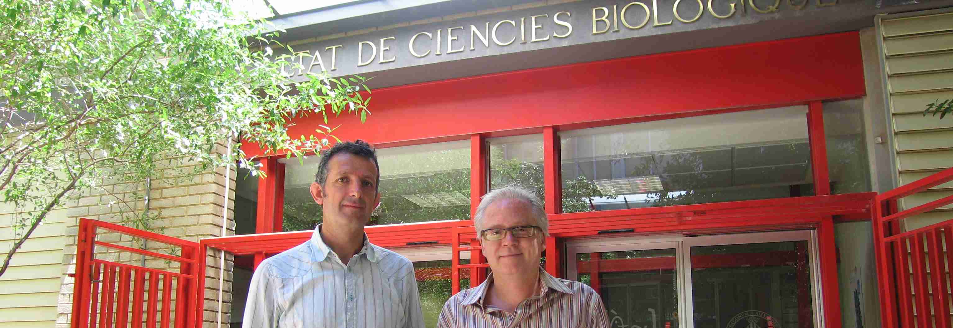fotografia de Salgado  y Mingarro, coorganizadores del congrÃ©s internaiconal