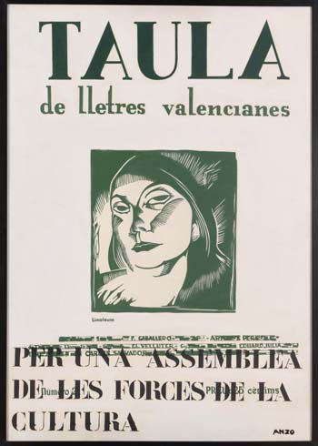 Taula de les lletres valencianes, Anzo, 1976