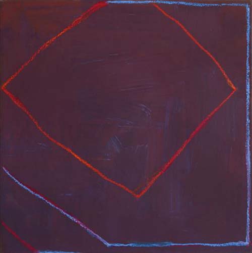 Jaume Ribas. Geometria clàssica, 2011. Tècnica mixta sobre fusta, 50 x 50