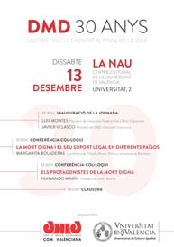 Jornada sobre la muerte digna en La Nau