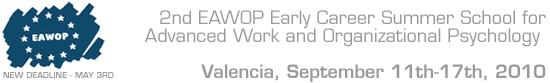 2nd EAWOP Early Career Summer School for