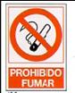 señal de prohibido fumar