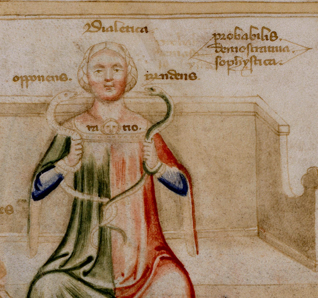 Il·lustració d’un còdex milanés dels Visconti del qual l’autor del Curial va prendre referents iconogràfics i va plagiar textos amb errates.