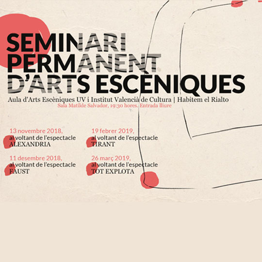 Faust. Seminari d´Arts Escèniques. 11/12/2018. Centre Cultural La Nau. 19:30 h