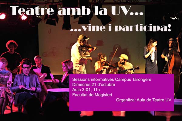 Sessions informatives Aula de Teatre