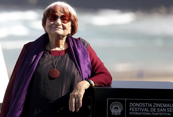 Agnès Varda en el festival de San Sebastián. Fuente: elmundo