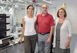 (D’esquerra a dreta) Olga Pardo, Vicent Yusà i Guillermina Font