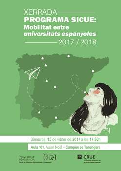 XERRADA PROGRAMA SICUE: Mobilitat entre universitats espanyoles 2017-18