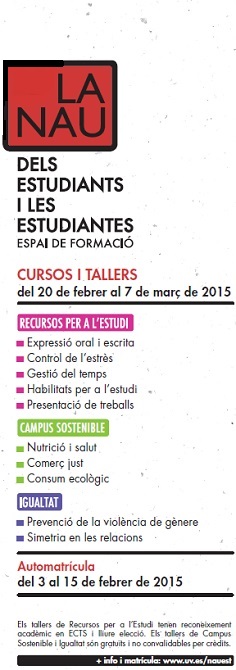 Cartell dels tallers