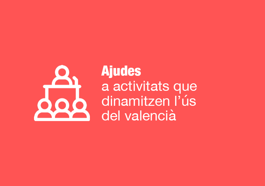 Imagen del evento:Ayudas para actividades en valenciano
