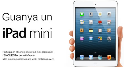 Sorteig Ipad mini