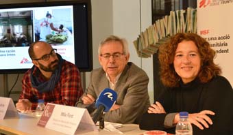 Mila Font, Antonio Ariño, Juanma Rodilla.