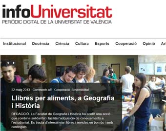 Portada d'InfoUniversitat.