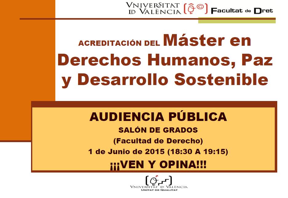 Visita de la Comisión de Evaluación Externa de la AVAP al Máster en