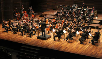 L'Orquestra Filharmònica de la Universitat de València.