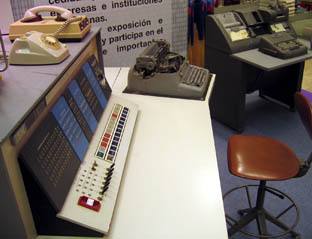 Ordenador IBM-1620 de la Universitat de València.