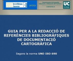 Guia per a la redacció de referències cartogràfiques