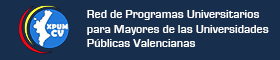 Se abrirá una nueva ventana. Banner de la Red de Programas Universitarios para Mayores de las Universidades Públicas Valencianas