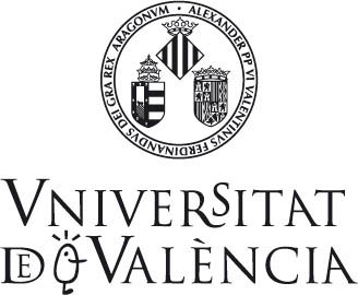 Logo de la Universitat de València.