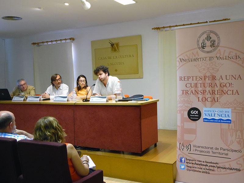 La Universitat de València i la Diputació de València imparteixen formació sobre transparència a l'Alcúdia i Bétera