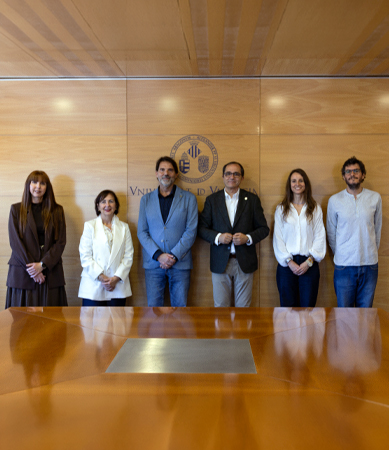 Eva Escuder, Chelo Cuenca, José María Montiel, Juan Luis Gandía, Sara Bañón i Julio Madrigal
