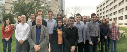 Gravitational waves researchers of Universitat de València.