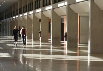Archive image of a centre of the university