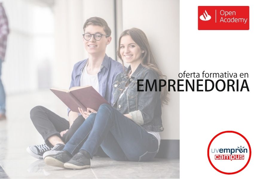 Obert el termini d'inscripció als cursos de l'oferta formativa en emprenedoria del Campus UVemprén-Santander Open Academy