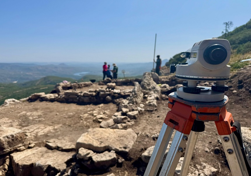 Panorámica de la excavación