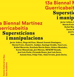 Cartell de la XIII Biennal Martínez Guerricabeitia, dissenyat per Ibán Ramón.