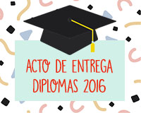 Cartel del entrega de diplomas 2015-16