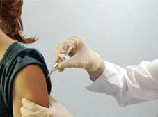 Vacunación contra la gripe.