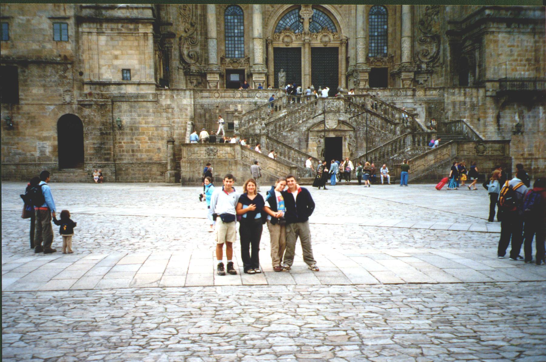 La 
Praza do Obradoiro