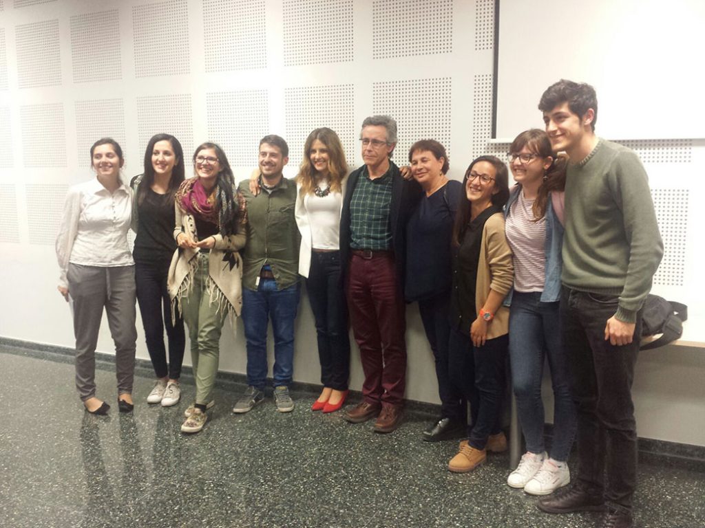 Foto de grup amb Ana García