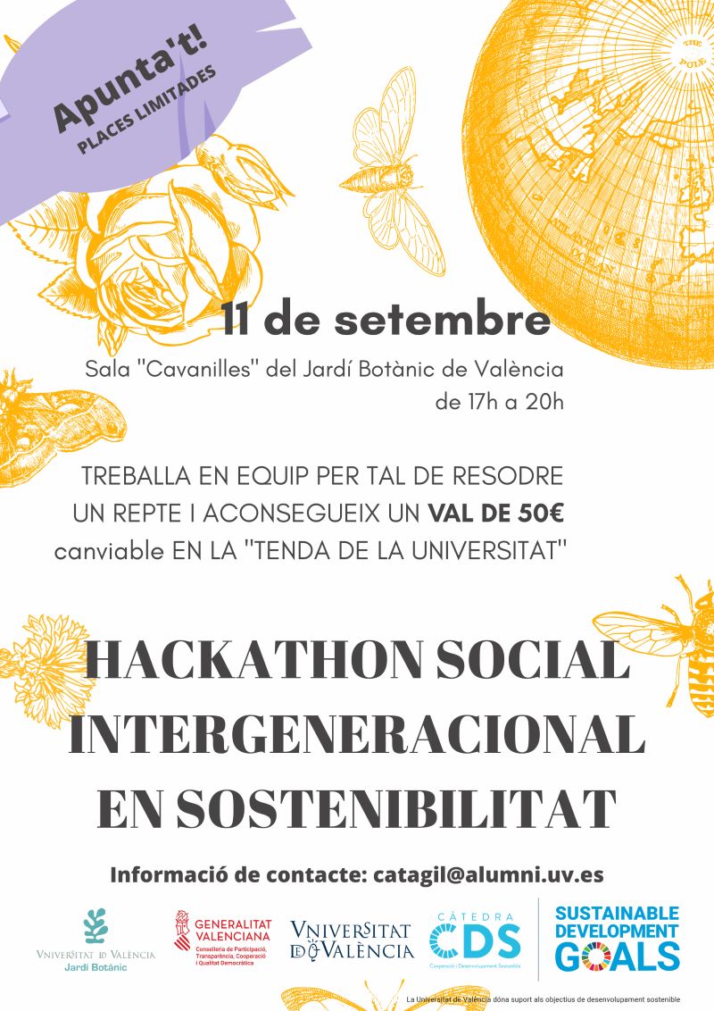I Hackathon social intergeneracional en sostenibilitat de la UV 