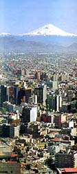 Ciudad de Mxico y Popocatepetl