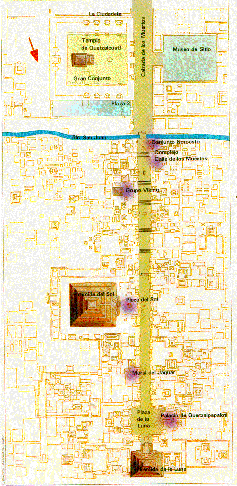 Mapa Arqueológico de Teotihuacan