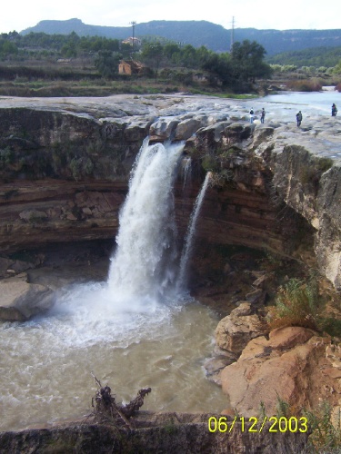 Rio Tastavins. El salto.