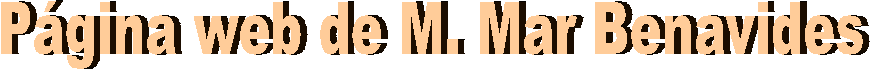 Pgina web de M. Mar Benavides