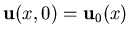 ${\bf u}(x,0)={\bf u}_0(x)$