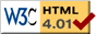 HTML 4.01 v&aacute;lido.