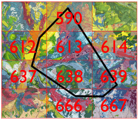 Mapa de zonas.