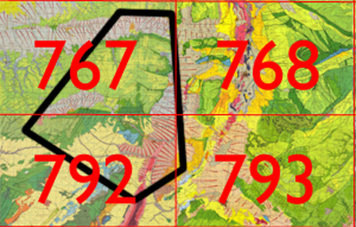 Mapa de zonas.