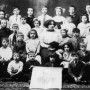 Grupo de alumnos de la Escuela Moderna de Barcelona