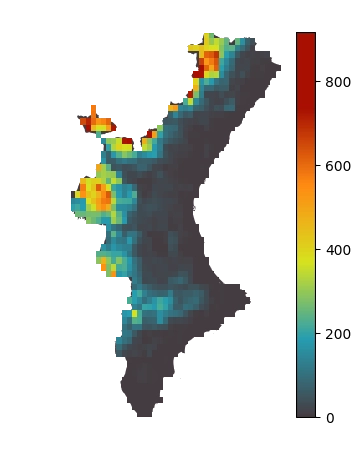 Mapa intensidad de daño