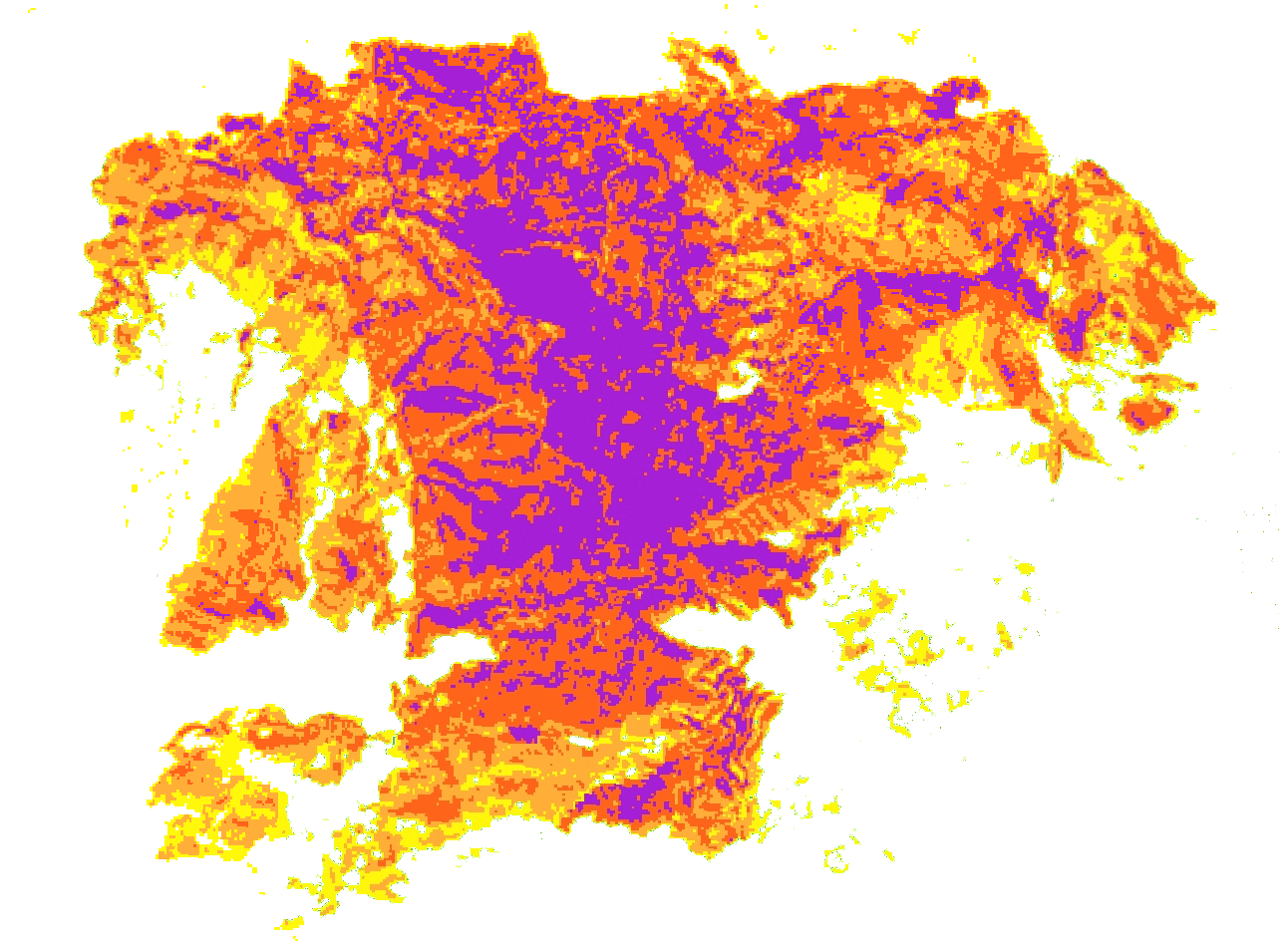 Mapa Severidad USGS