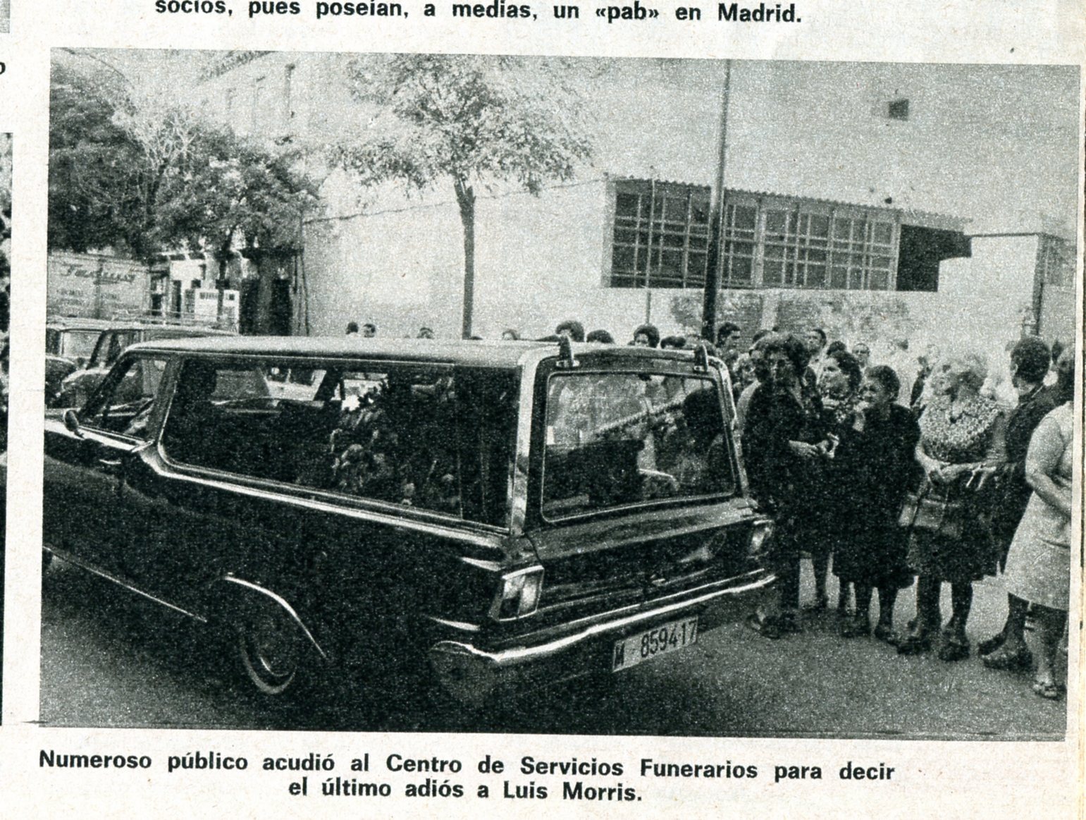 El funeral