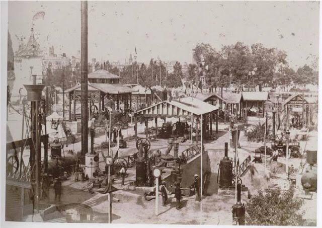 El pabellón de maquinaria de la Exposición